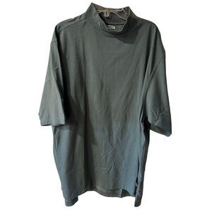 Seton Hall Pirates T Shirt Mens L Adidas Climate Oversized Tee Blue Mock Neck